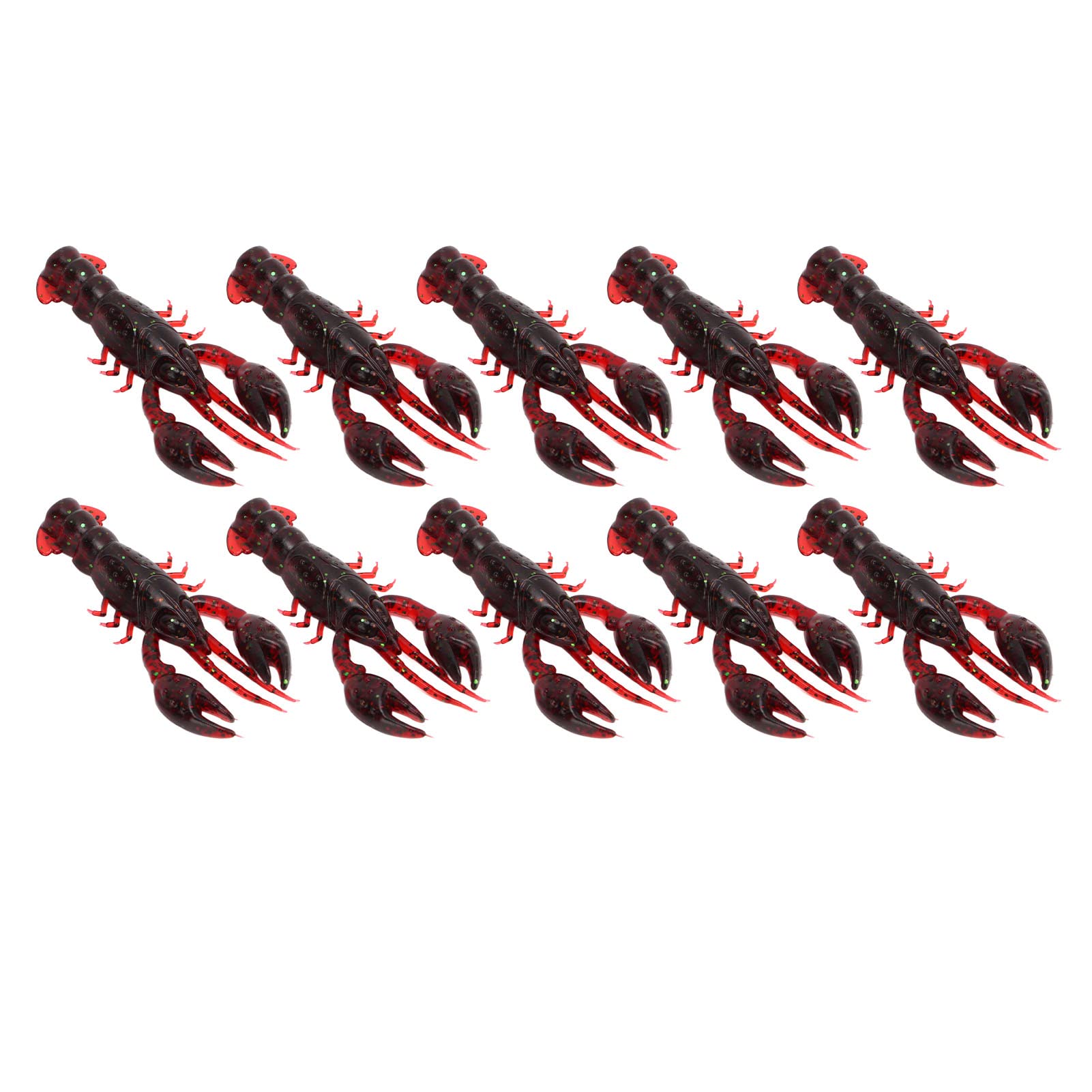 Señuelos de Pesca, 10 Piezas de Señuelo de Pesca Blando, Cebo Blando de Cangrejo, 10 Piezas de Señuelo de Pesca Blando, Cebo de Cangrejo, Cebos de Señuelo Blandos Artificiales de