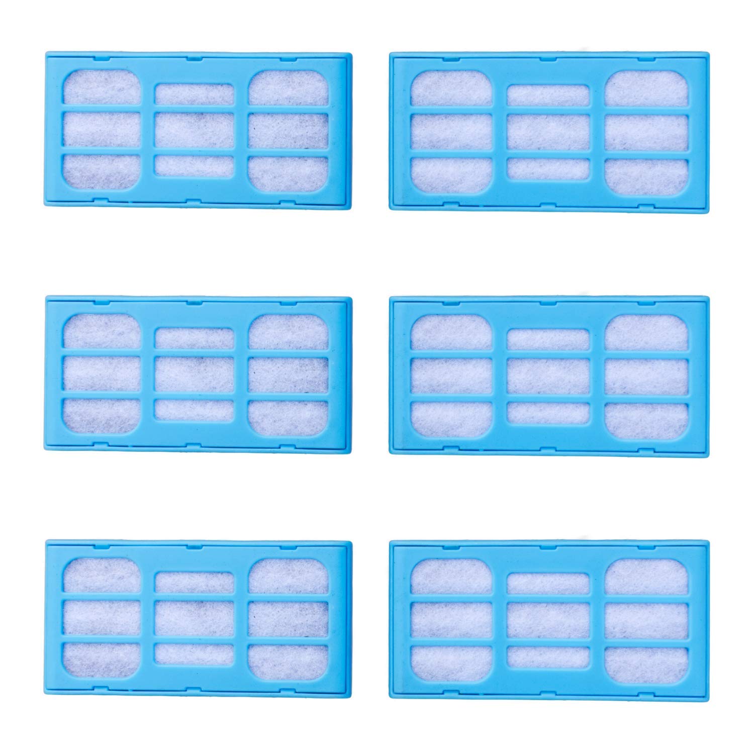 KCT 6 Pack Replacement Filter Cartridges Compatible with Pet Mate Cat and Dog Fountains