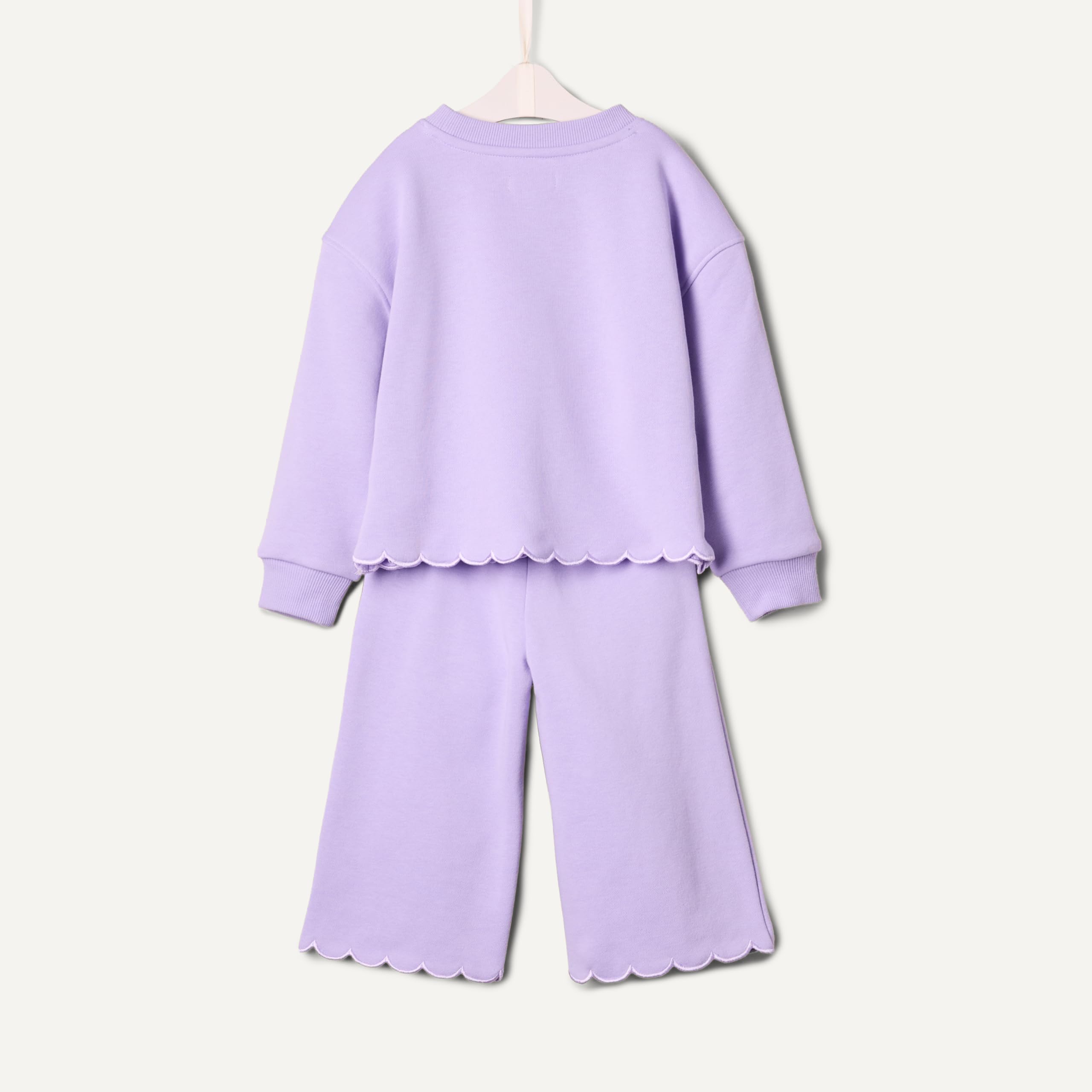 Amazon Essentials x Sofia Grainge Toddlers and Baby Girls' French Terry Trouser and Top Set — view 5