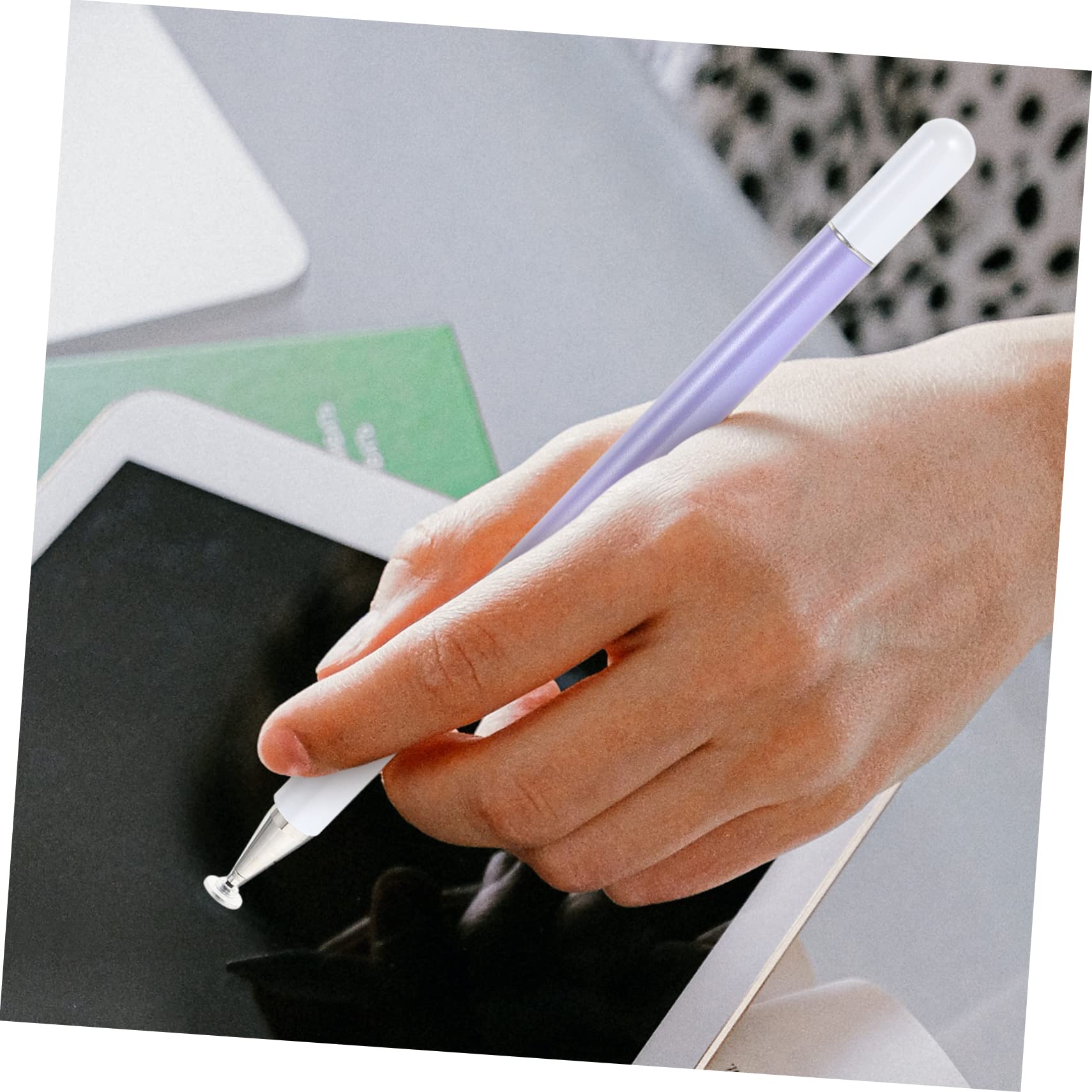 Uonlytech 4piezas Lápiz Stylus Capacitivo De Alta Sensibilidad para Pantalla Táctil Compatible iOS y Tablets Diseño De Color Degradado