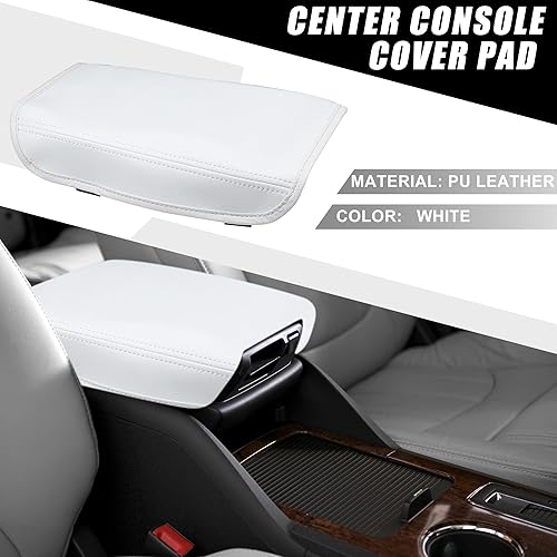 Miniatura 2 de A ABSOPRO Funda impermeable para consola central de coche, color blanco, para Hyundai Tucson 2022 2023
