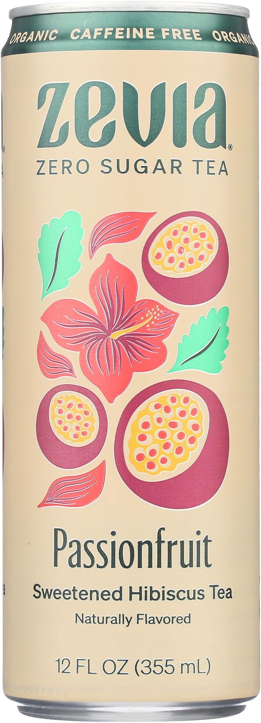 ZEVIA Organic Caffeine Free Sweetened Hibiscus