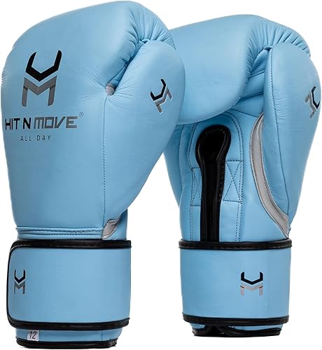 Miniatura 1 de HIT N MOVE Guantes de boxeo con velcro para todo el día