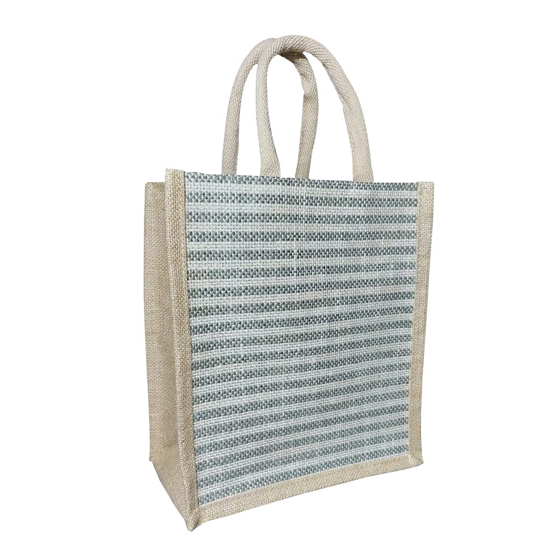 DasHomes Jute Lunch Bag with Zip & Bottle Holder | Tiffin Bag/Handbag for Office Men & Women (Design 5) (B0BRWSJM2X) Amazon Price History, Amazon Price Tracker