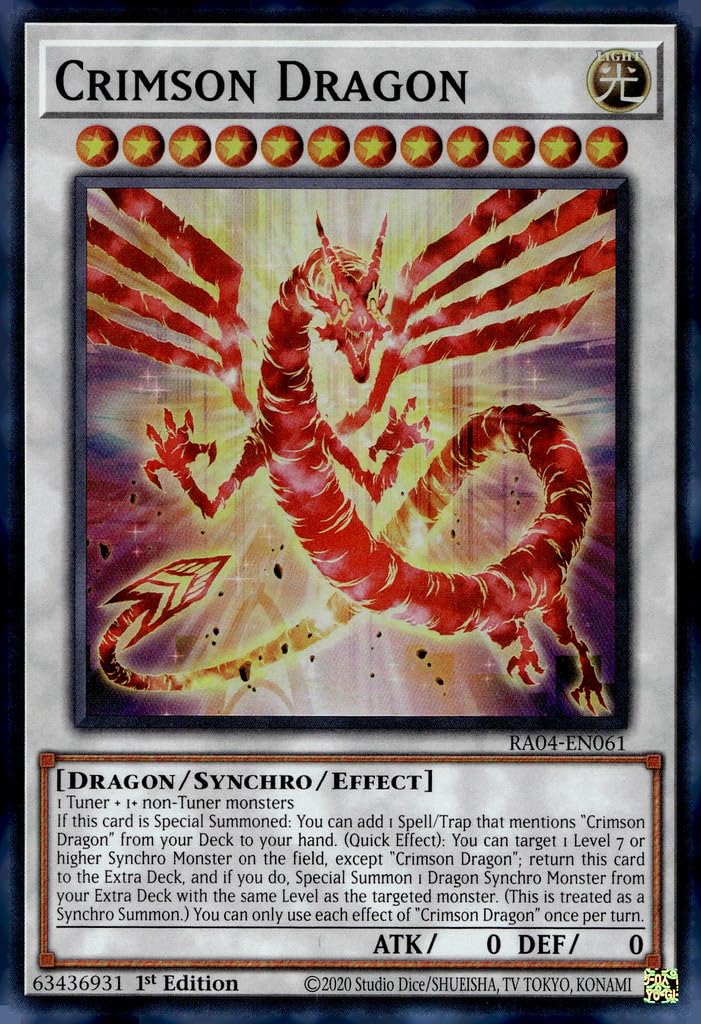 Crimson Dragon (Card) - RA04-EN061 - Super Rare - 1st Edition