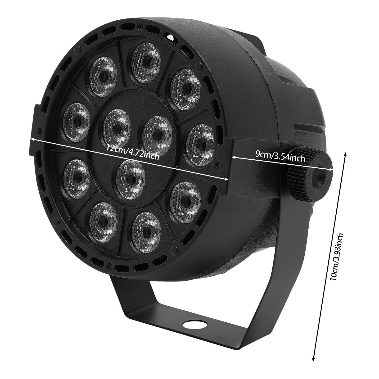 4 pezzi RGB LED per palcoscenico, luce da festa con telecomando, luce da discoteca, fari, illuminazione colorata, faretto da teatro, per DJ discoteca party effetto palcoscenico 15 W