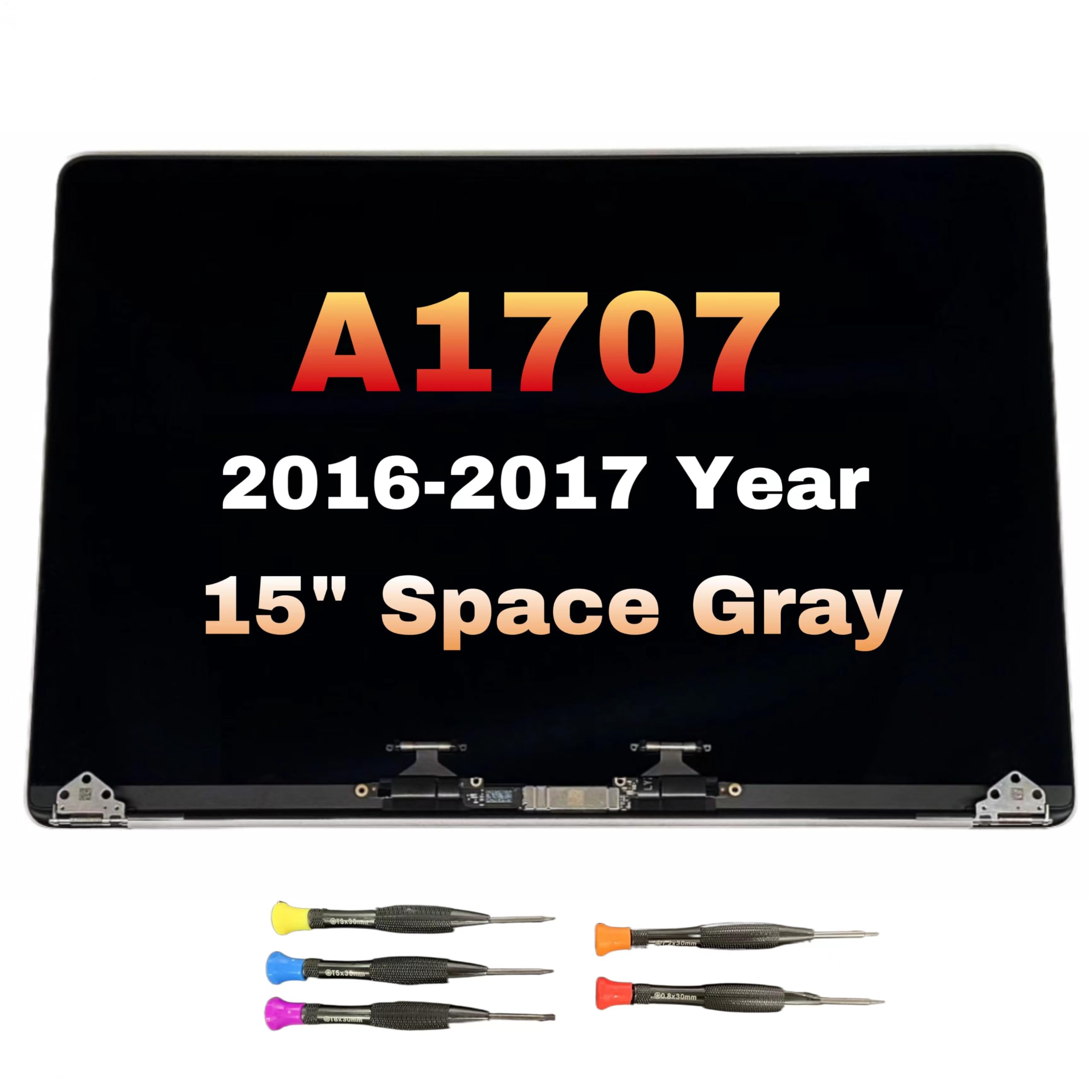 ICTION Touchpad di ricambio A1707 con cavo per MacBook Pro Retina 15 A1707 (fine 2016/metà 2017) (grigio spaziale