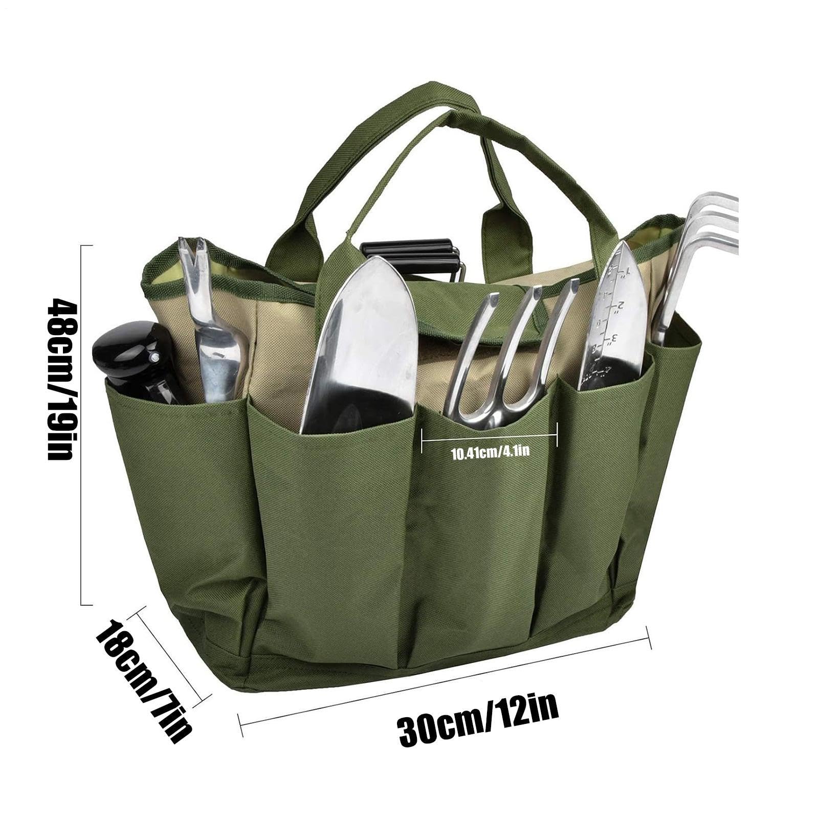 Bolsa de Jardinería para Herramientas Tote gran capacidad en tela Oxford