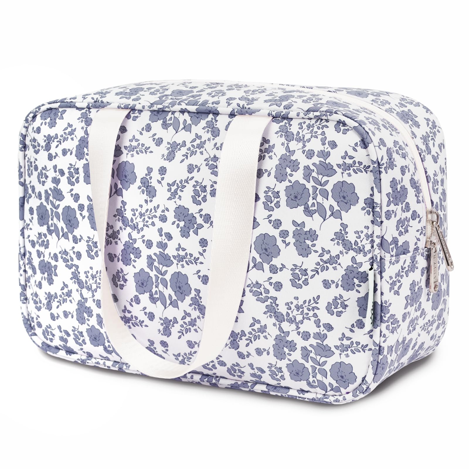 Narwey Toiletry Bag, Large Toiletry Bags for Women, Full Size Wash Bag Women, Large Makeup Bag with Handles, Portable Toiletries Bag for Travel, Make up Cosmetic Organizer for Essentials - 1