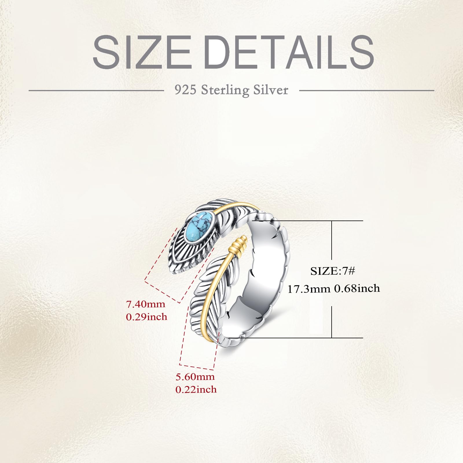 POPLYKE Meerjungfrau/Schmetterling/Sonnenblumenringe/Biene/Katze/Feder 925 Sterling Silber Aussage Ringe Schmuck für Ihre Damen