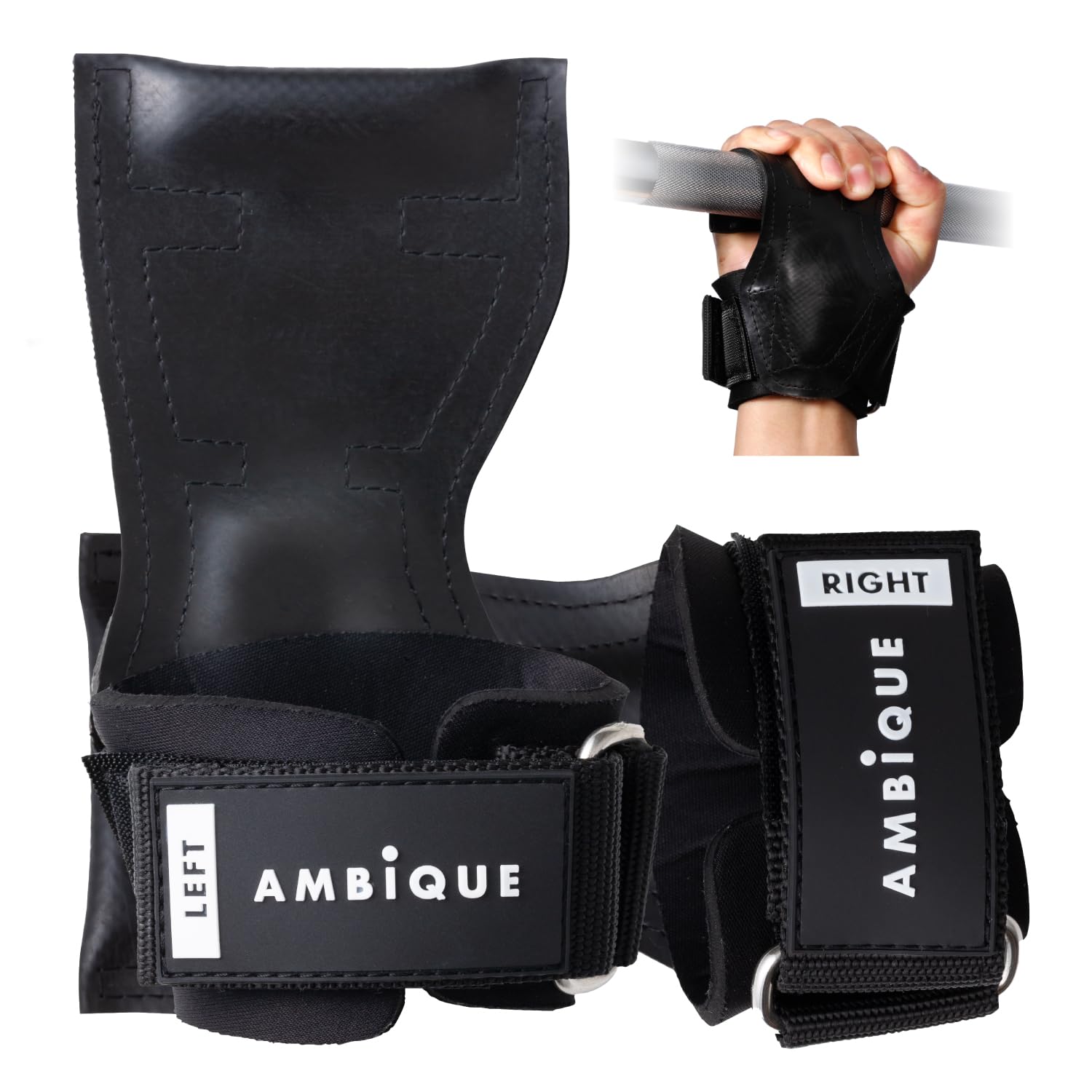 Amazon | アンビーク AMBiQUE パワーグリップ 筋トレ 握力補助