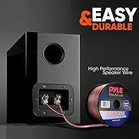 Vista 2 de Pyle PSC16100 16 indicador 100 pies Bobina de alambre de altavoz cierre de cremallera 16 - calibre