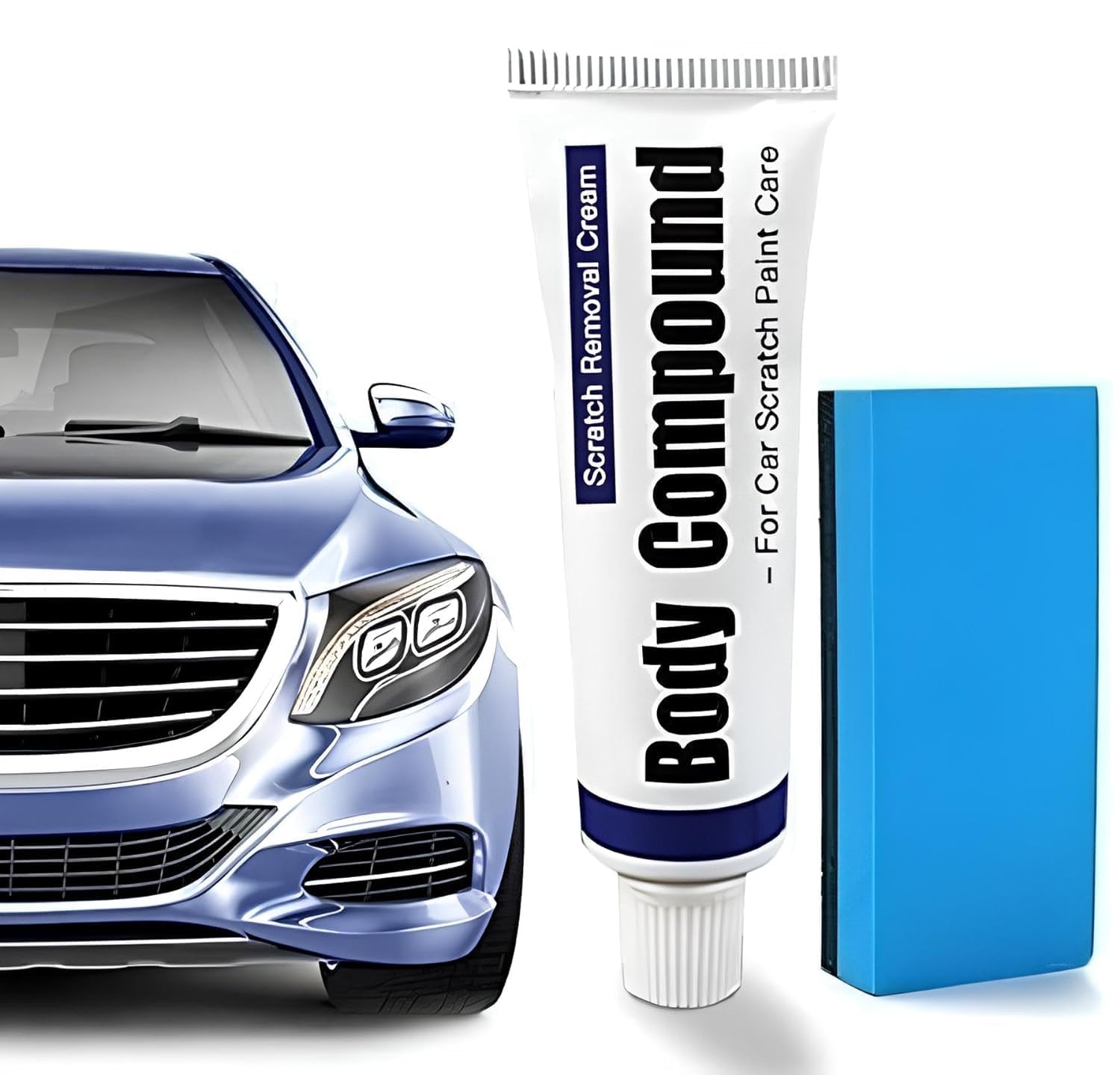 Car Body Scratch Remover and Repair Polishing Wax Kit with Sponge Cream Wax Body Compound Scratch Remover Ideal For Car and Bike Essentials, Moving Supplies (Pack Of 1)-image-23
