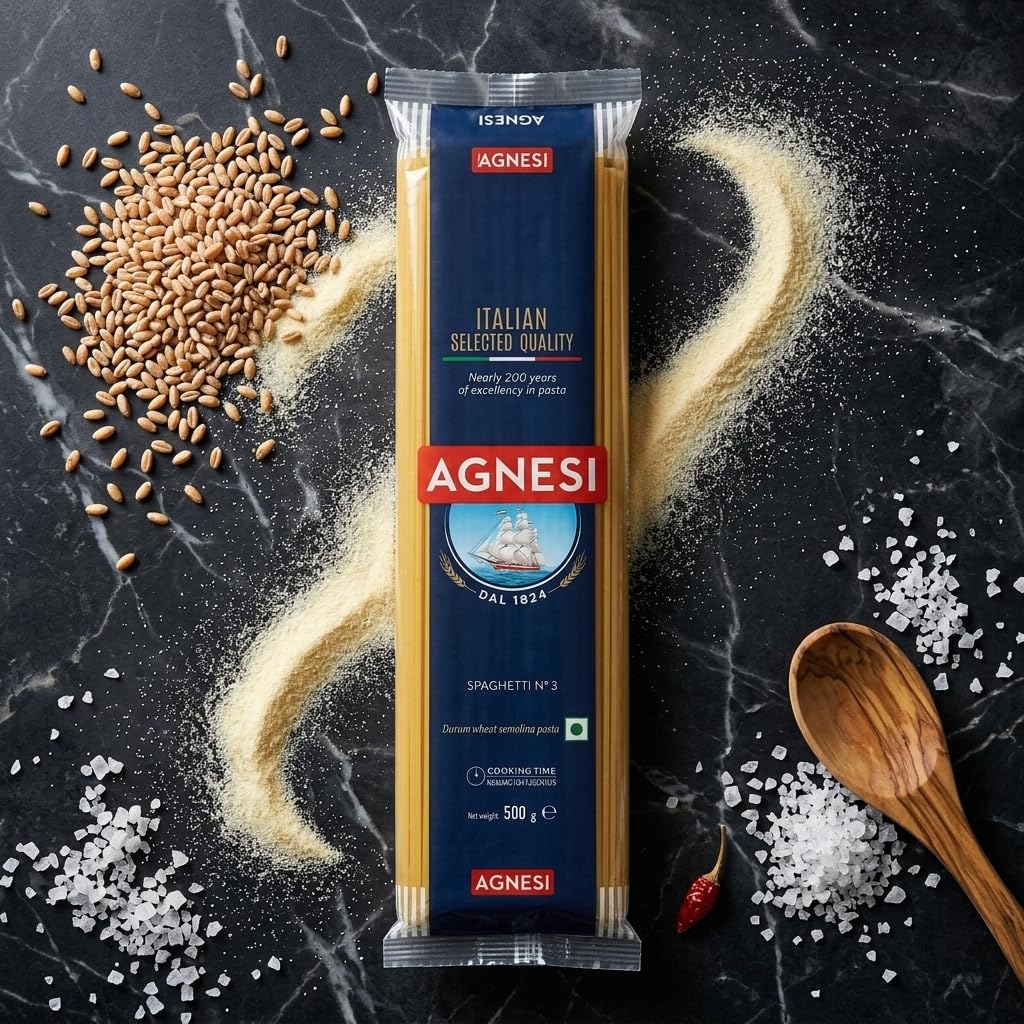 Agnesi Spaghetti Pasta 500g, Pack of 2, Product of Italy 1