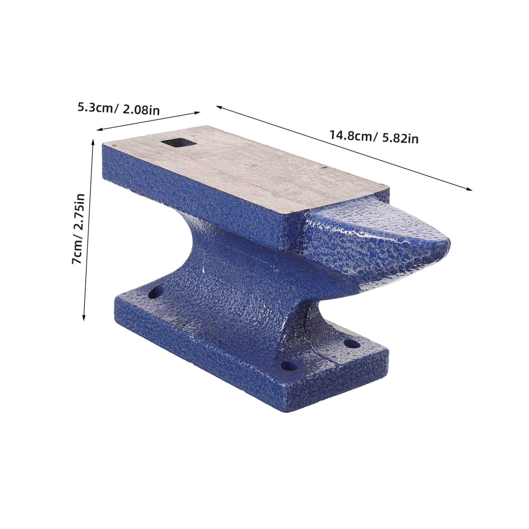 ARTIBETTER Jewelry Making Tool Iron Wide Pad for Jewelry Beating DIY Metal Crafting