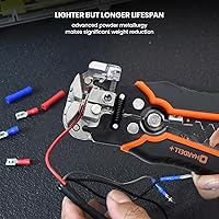 Vista 3 de HARDELL+ Wire Stripper Tool, 3-in-1 Automatic Wire Stripper, Self Adjusting Wire Crimping For 10-24 AWG Cables, Electrical Wire Strippers Crimpers