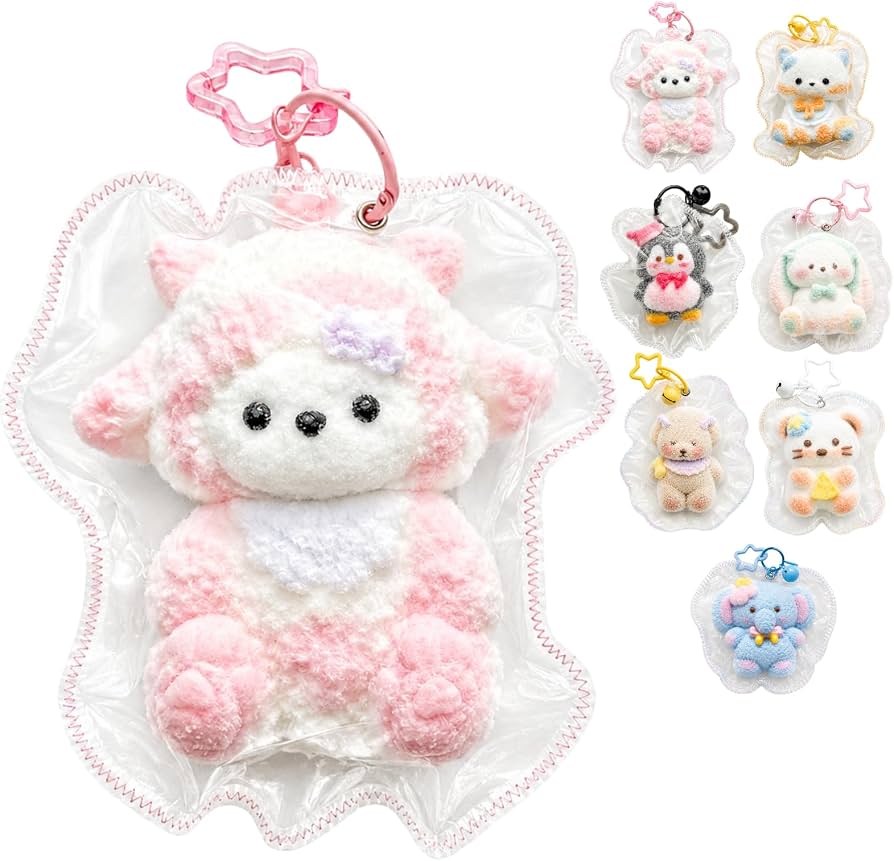 Amazon | スクイーズ ぬいぐるみ玩具 動物マスコット キーホルダー