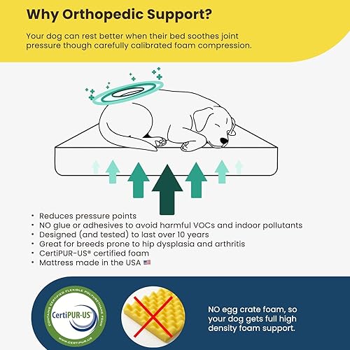 Miniatura 3 de K9 Ballistics Almohadilla ortopédica resistente para jaula para perros, lavable, duradera e impermeable, cama ortopédica para perros, XL, gigante y