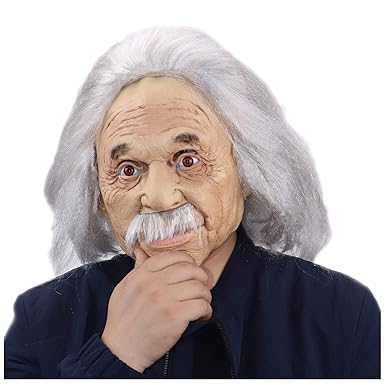 Albert Einstein Latex Mask, Realistic Celebrity Human Men’s Mask ...