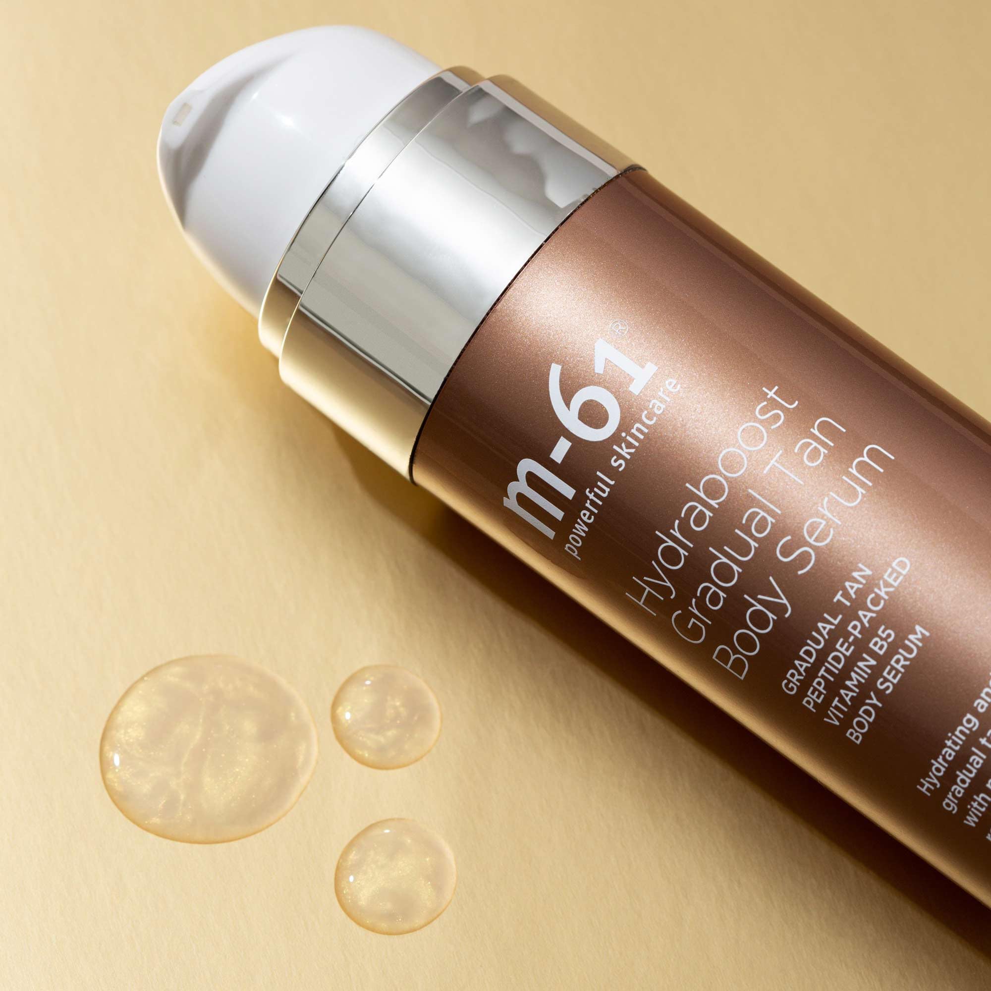 m-61 Hydraboost Gradual Tan Body Serum | Hydrating, Firming, Tanning Body Serum For A Sun-Kissed Glow. With Hyaluronic Acid, Vitamin B5, and Aloe. Unscented, Streak-Free - 3.8 Fl Oz