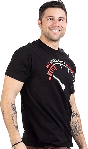 Miniatura 3 de My Give a Sh*t Meter is Empty Divertida camiseta sarcástica con comentario de broma para hombre