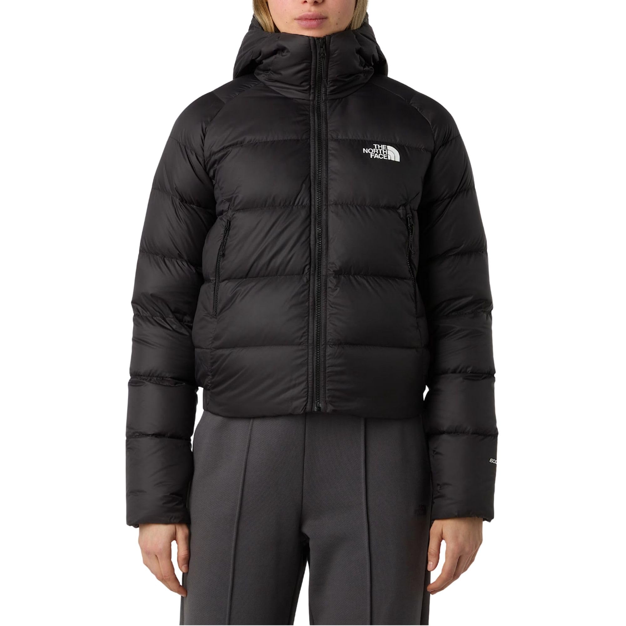 The North Face Hyalite Down Hoodie Jacke Damen – TNF Black, Größe L
