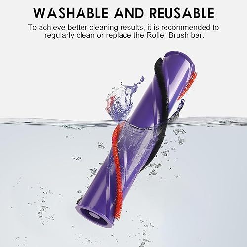 Miniatura 4 de Juego de cepillo de rodillo y carcasa de barra de cepillo de repuesto para Dyson V8 SV10 Animal Absolute Series 967483-01 967483-03 Piezas de vacío