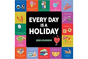TF Publishing Every Day's A Holiday Calendar 2025