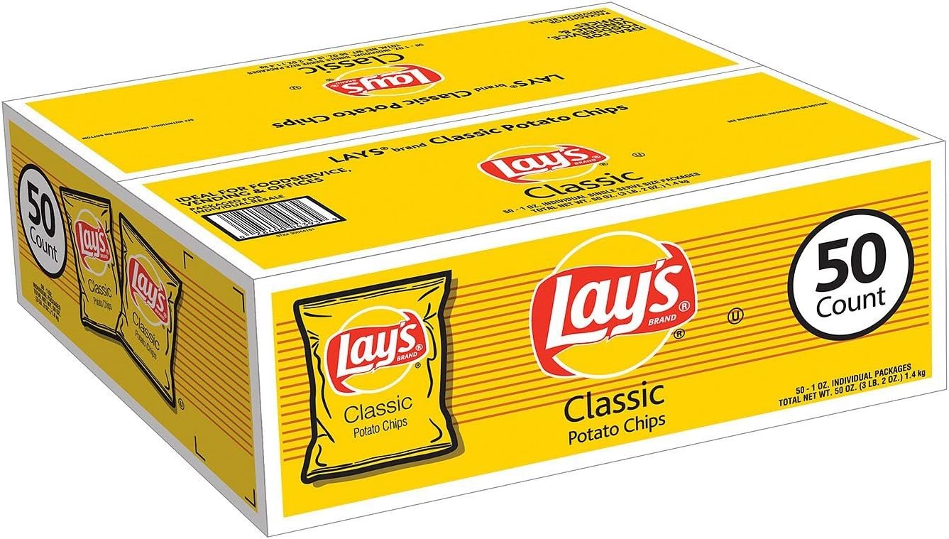 Lay'sClassic Potato Chips (1 oz. bags, 50 ct.) (pack of 2)