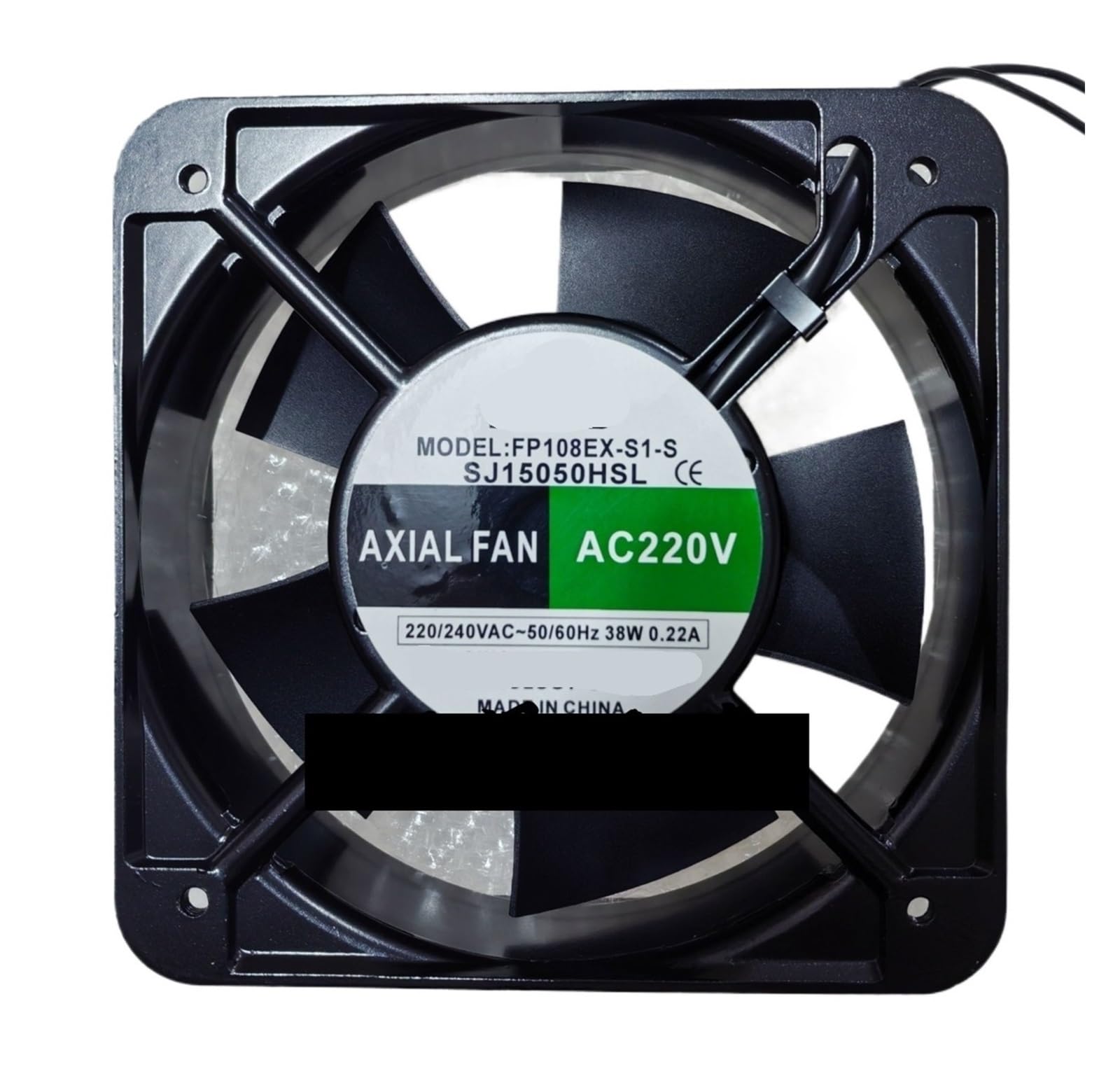 Ventilateur de refroidissement 150mm anti surchauffe pour armoire