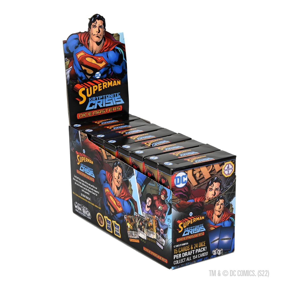 WizKids DC Dice Masters: Superman Kryptonite Crisis Countertop Display