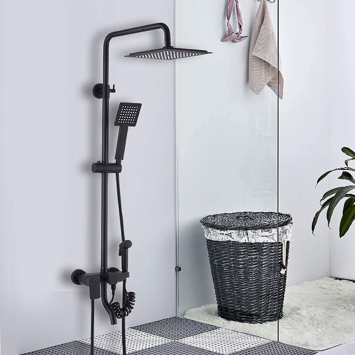 Mitigeur de douche thermostatique 40°C anti-brûlure à douchette 3 fonctions performante