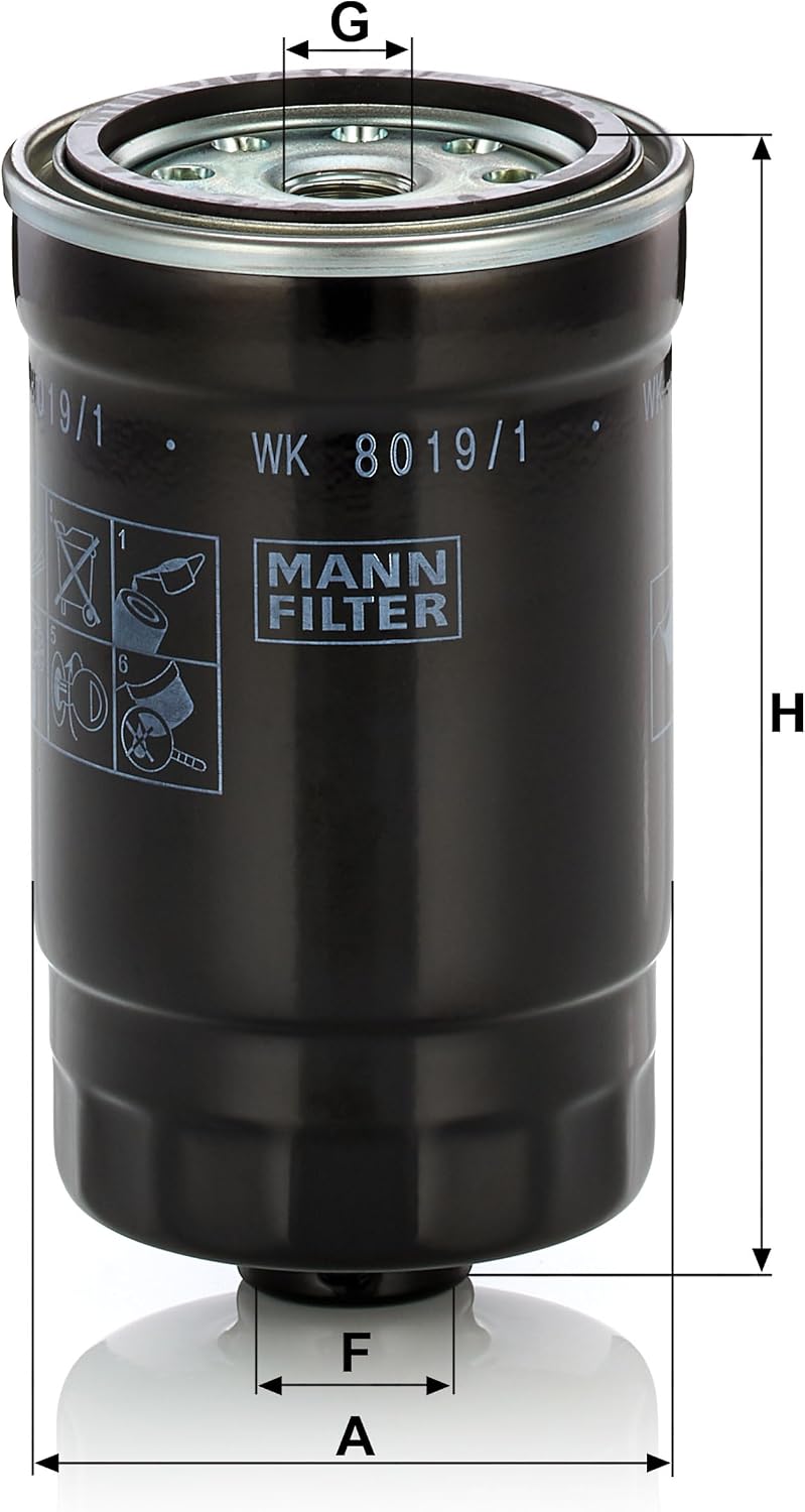 MANN-FILTER WK 8019/1 Fuel Filter - CARS + TRANSPORTERS