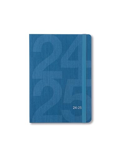 Letts of London Block Agenda scolaire semainier 2024/2025 Bleu sarcelle Format A6