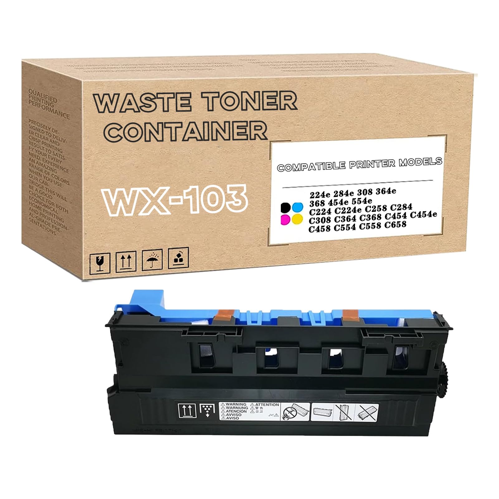 WX-103 A4NNWY1 Scatola Toner Di Scarto Compatibile Per Konica Minolta Bizhub Bizhub 224e 284e 284e 308e 364e C224 C224e C258 C284 C308 C364 C368 C454 C454 C458 C554 1Pack