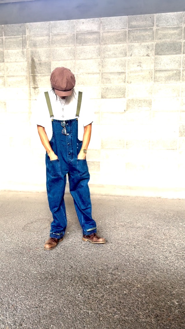 Amazon | [karaku] オーバーオール メンズ 綿100% 多ポケット