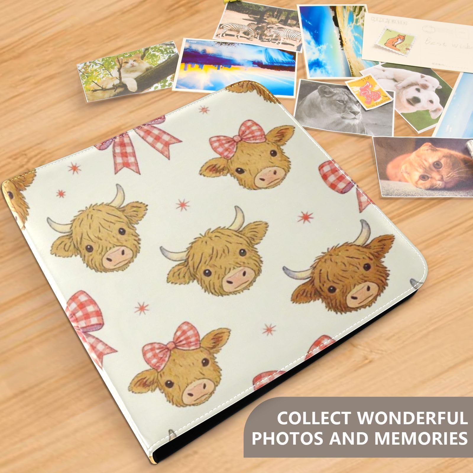 Photos et travaux de papier pour scrapbooking en cuir
