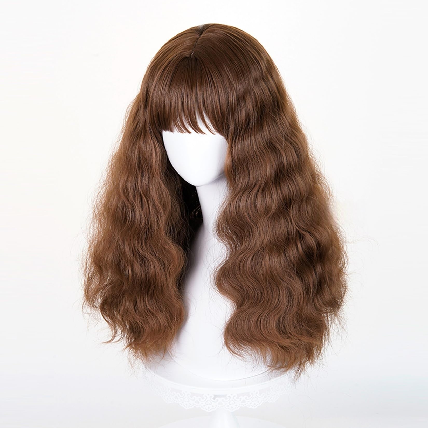 カツラ 女形 洋髪 茶色 Amazon.co.jp: LAOBAO コスプレウィッグ 茶髪 ロングカールヘア かつら