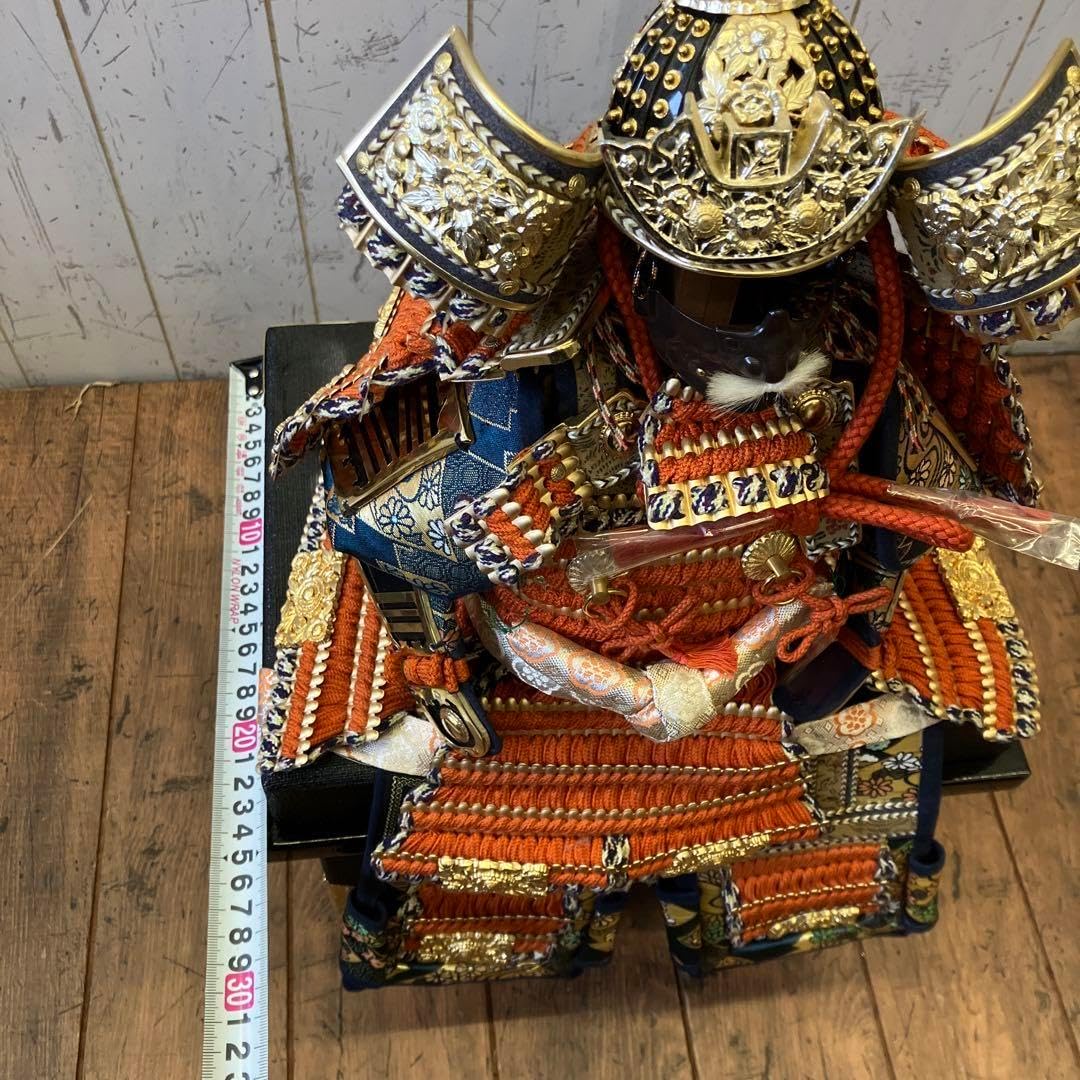 昭和レトロ 五月人形 金箔押 甲子之金 京甲冑 大鎧 鎧兜 甲冑 鎧飾り 置物 昭和レトロ 五月人形 金箔押 甲子之金 京甲冑 大鎧 鎧兜 甲冑 鎧飾り