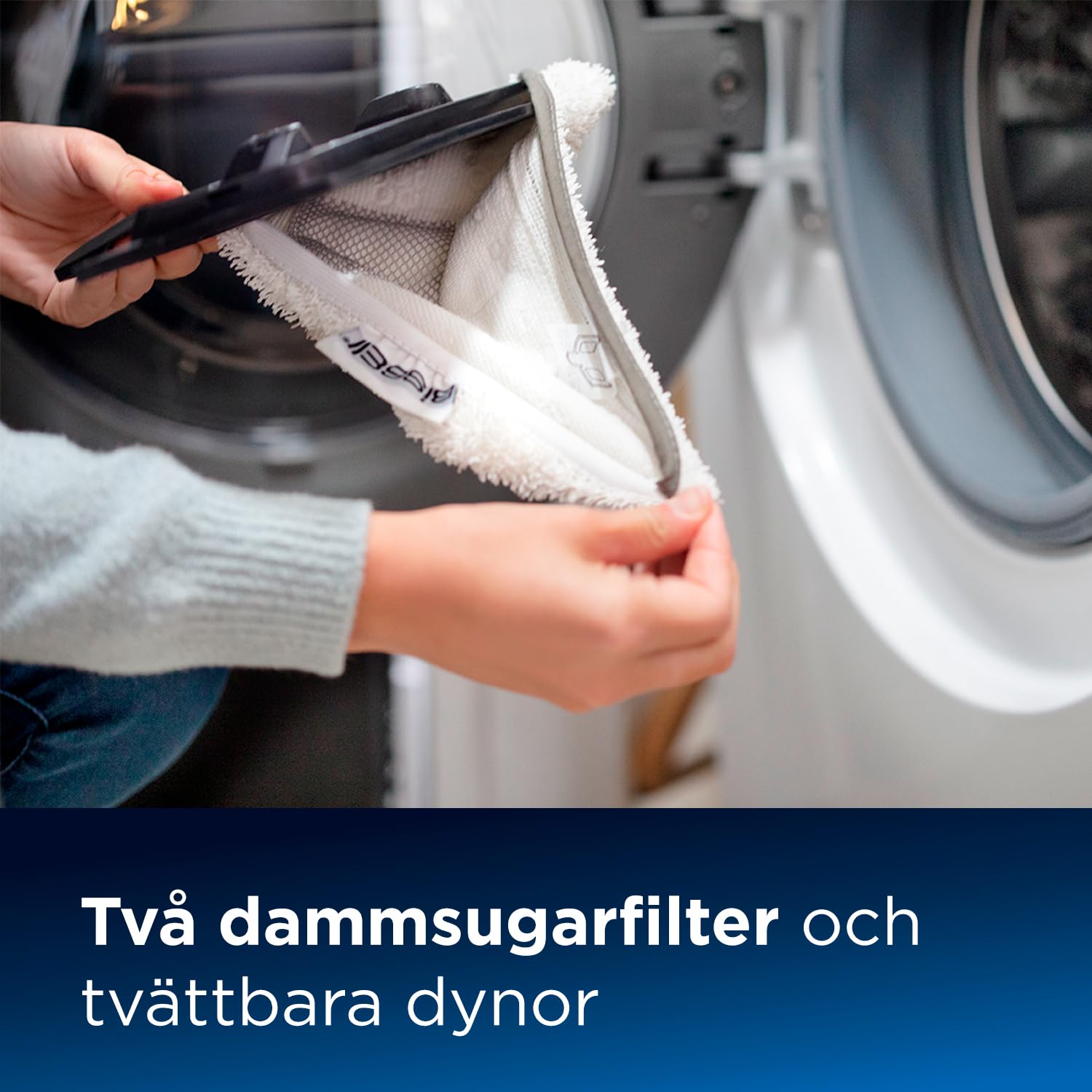 BISSELL Vac & Steam Titanium | Aspirapolvere e Pulitore a Vapore 2 in 1 | Progettato per Pavimenti Duri | Funzione di Controllo del Vapore | Senza Germi | Senza Sostanze Chimiche | 81 dB | 1977N