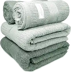 Jogo De Banho Gigante Buddemeyer - Toalha Banhão Fio Penteado Canelado - 100% Algodão - Kit 4 Peças (Verde 1871/1836)