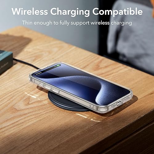 Miniatura 7 de ESR Funda transparente para iPhone 15 Pro Max, funda delgada a prueba de golpes, resistente al amarilleo, delgada y transparente, funda para
