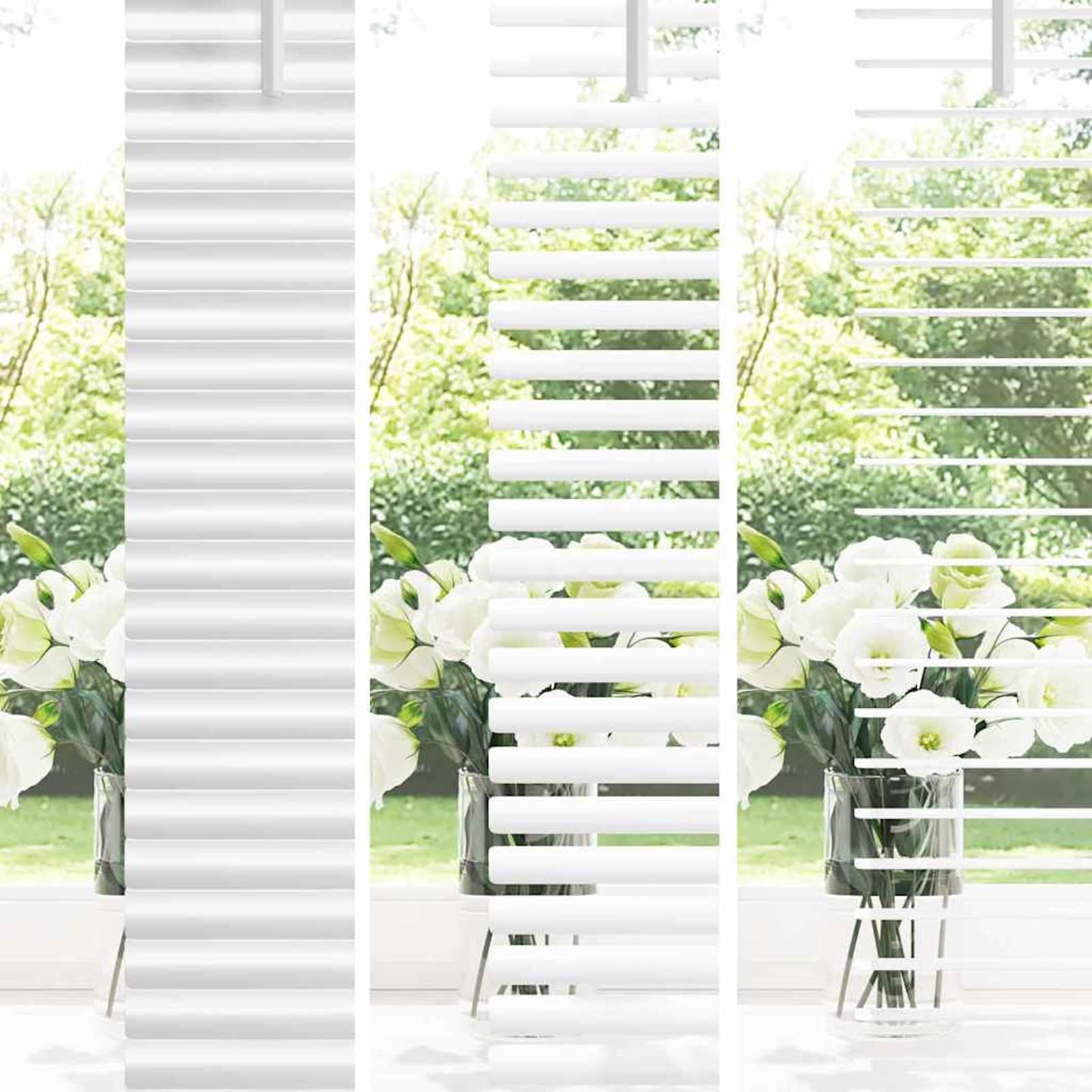 Gecheer Tenda per Finestra con Tende Altro Bianco 160 x 220 cm AlluminioTende Moderne