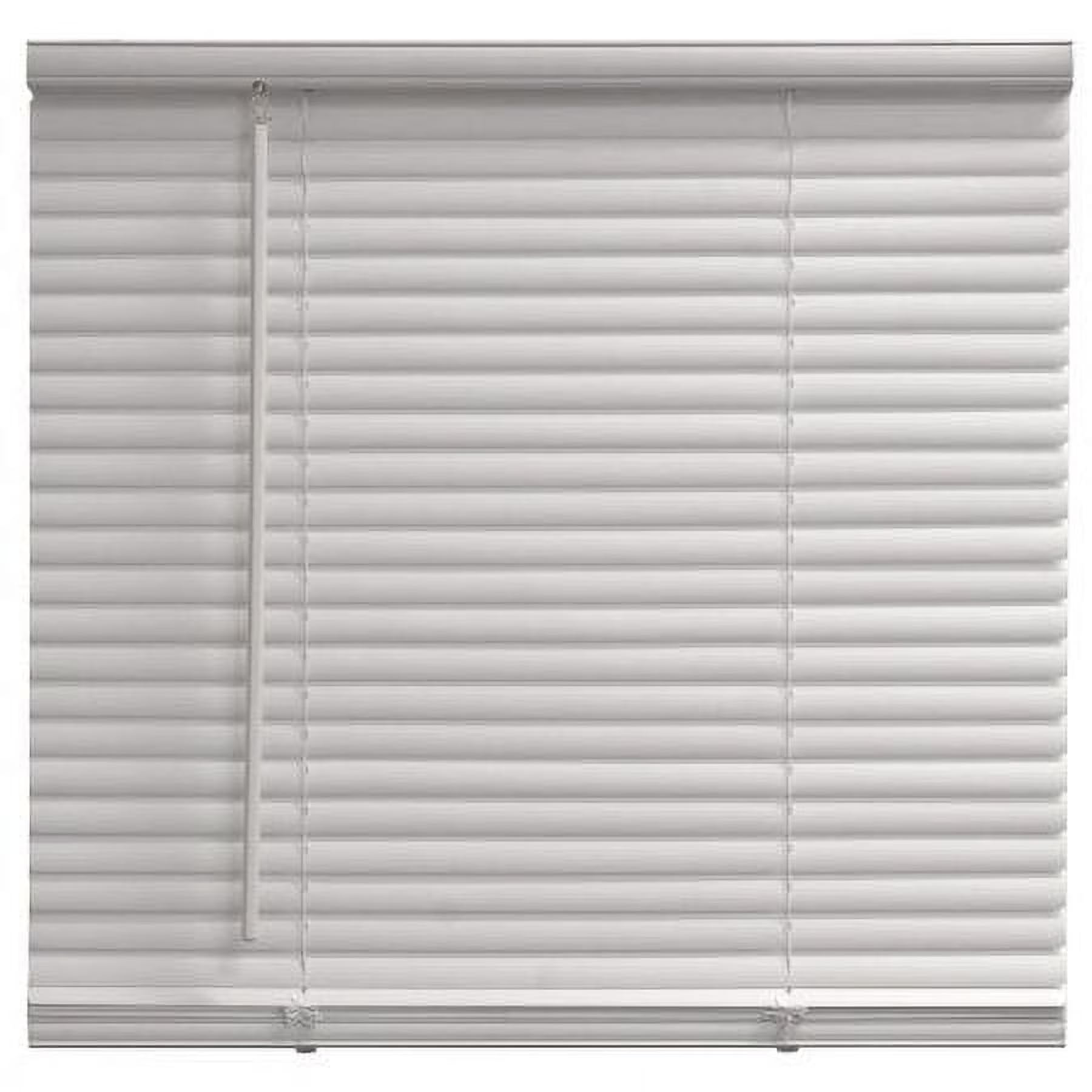 Photo 1 of ***SIMILAR ITEM UNKNOWN SIZE*** Cordless Vinyl Light Filtering Mini Blinds, White, 23" W x 42" L