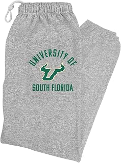 Official Collegiate NCAA Jogger Sweatpants Unisex for Men & Women Arched Text