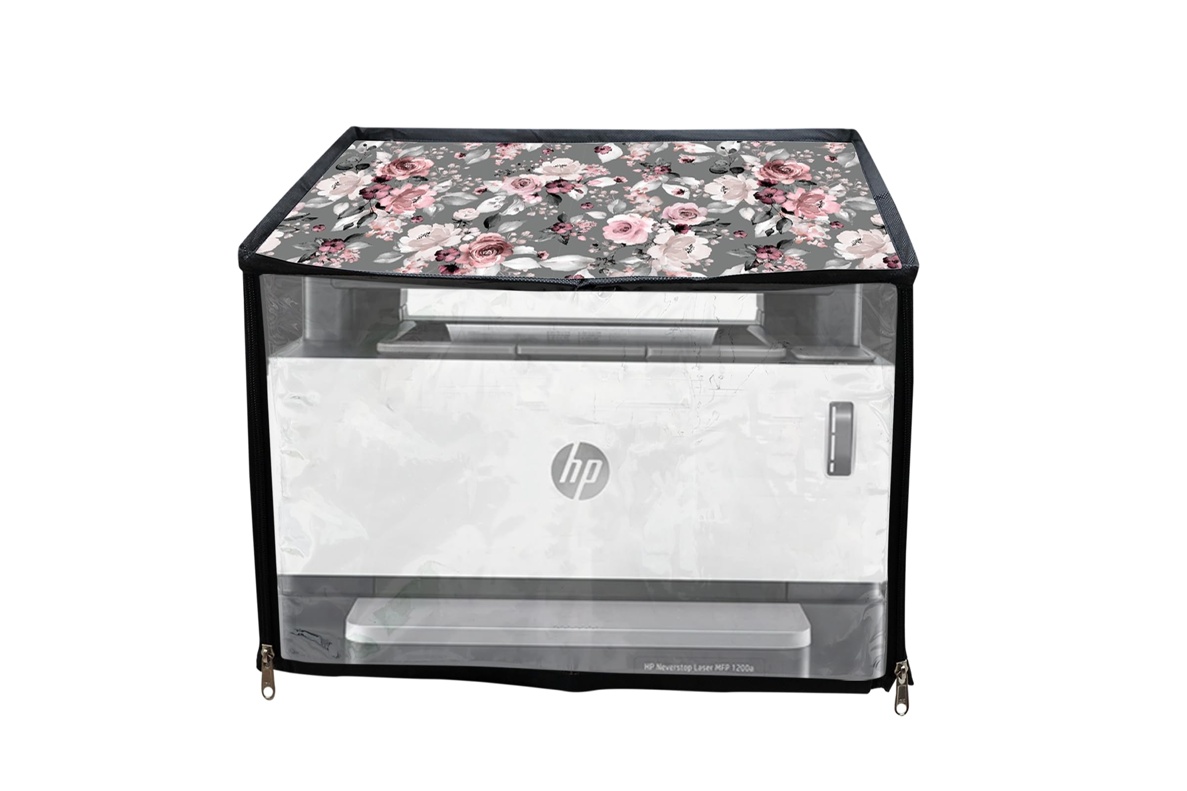 HomeStore-YEP Printer Cover for HP Neverstop Laser MFP 1200 w Printer with Zipper for Dust Protection Pink FLowers (B0CT48ZBFK) Amazon Price History, Amazon Price Tracker