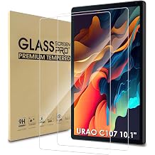 2 Pack Screen Protector Compatible with URAO C107 10.1"