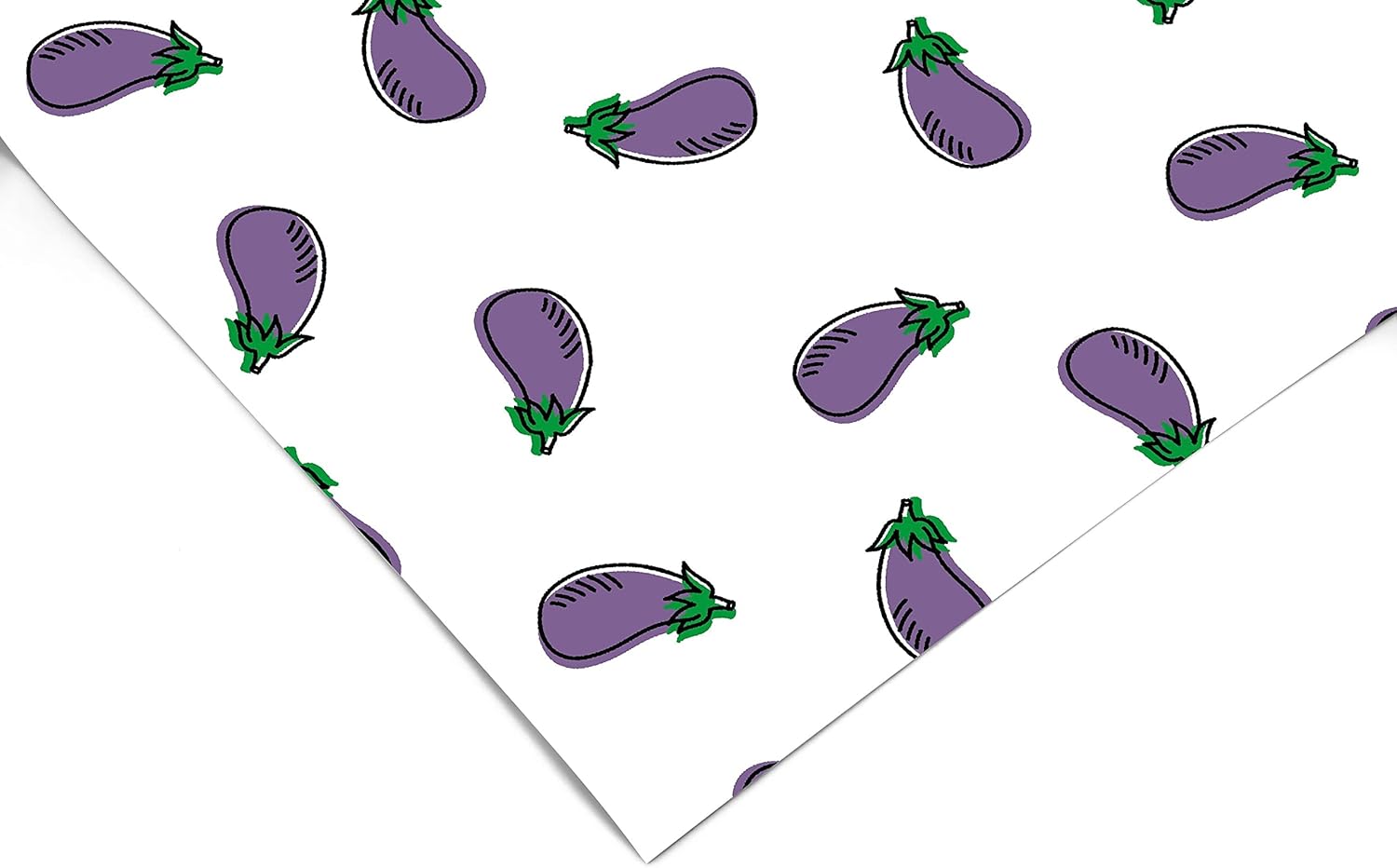 Eggplants Contact Paper Shelf Liner Drawer Liner