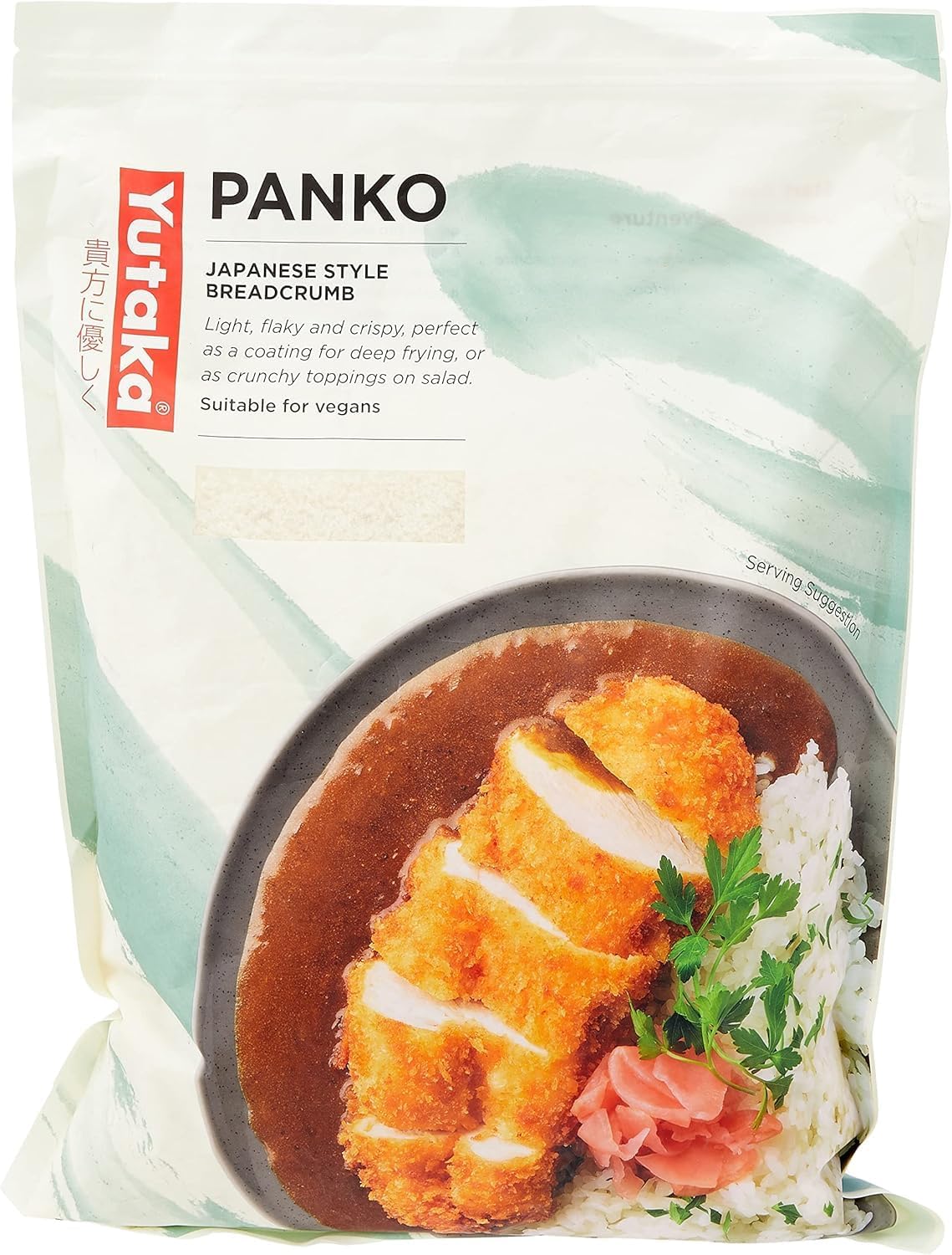 Yutaka Panko Bread Crumbs 6mm 1kg | Extra-Crispy Japanese-Style Breadcrumbs | Light, Flaky Texture for Deep Frying & Baking | Ideal for Katsu, Tempura, Croquettes & Vegan Recipes