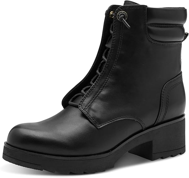 Marco Tozzi Dames 2-25249-45 modieuze laarzen, DK.Red PAT, 39 EU, Dk Red Pat, 39 EU